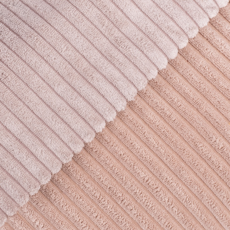 Plush Nest Dry flower pool , 95x30, light pink, premium corduroy, Floral Fun Zone, 200 balls: pearl, light pink pearl, gold