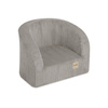 PLUSH NEST Fotelik, beżowy sztruks premium