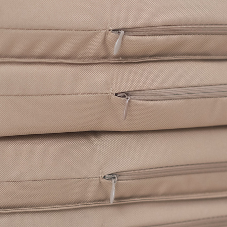PLUSH NEST Blumenmatte, Outdoor, 115x115x5cm, beige, wasserdicht