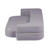 PLUSH NEST Sofa Bed Foldie, gray lambskin