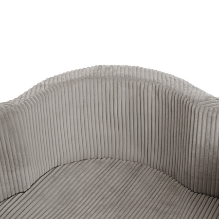 PLUSH NEST Suchy basen kwiatek z matą , 95x30, beżowy, sztruks premium, Floral Fun Zone