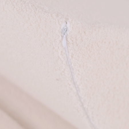 PLUSH NEST Children's chaise longue, recliner, 145x35x45cm, cream lamb