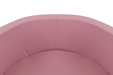 PLUSH NEST Trocken Bällebad, 90x30 cm, rund, rosa, Baumwolle, smart