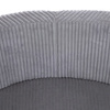 PLUSH NEST Trocken Bällebad, 90x30 cm, rund, grau, dicker Kord