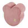 PLUSH NEST Teddybär-Pouf, 46x25 cm, rosa, hochwertiger Kordsamt