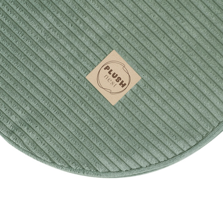 PLUSH NEST Sofa Bed Foldie, premium green corduroy