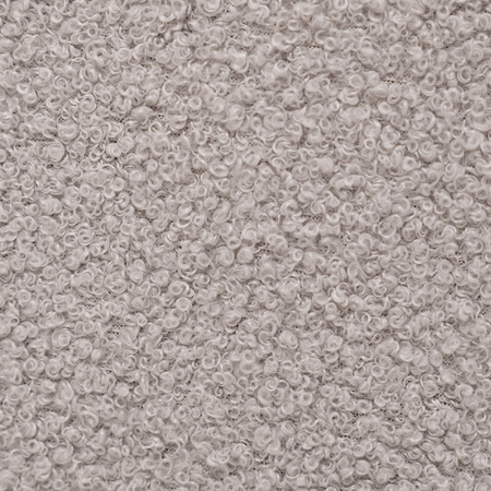 PLUSH NEST Trockenbecken, rund, 90x30 cm, graues Lammfell (+ 200 Kugeln silber, perlmutt, transparent)