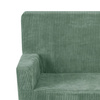 PLUSH NEST Foldie sofa with armrests, premium green corduroy