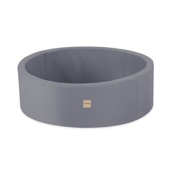 PLUSH NEST Dry pool, outdoor, round, 90x30 cm, gray, waterproof