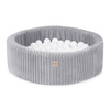 PLUSH NEST Dry pool, round, 90x30 cm, grey, Puffy Lamell