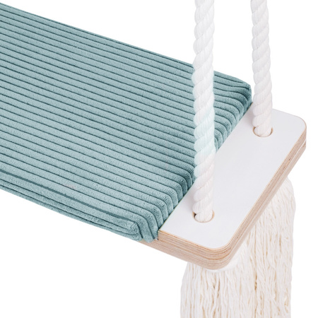 PLUSH NEST Room swing, flat, blue, premium corduroy