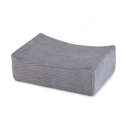 PLUSH NEST Mini playground (+basin and 100 balls ), gray , premium corduroy