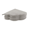 PLUSH NEST Mata kwiatek, 115x115x5cm, beżowy, sztruks premium, fluffy flower