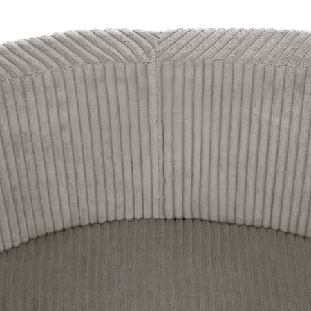 PLUSH NEST Suchy basen, 90x30 cm, okrągły, beżowy, gruby sztruks