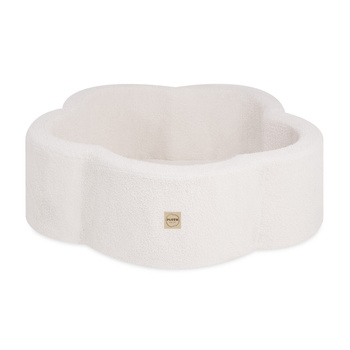 PLUSH NEST Dry flower pool, 95x30 cm, cream lamb, Floral Fun Zone