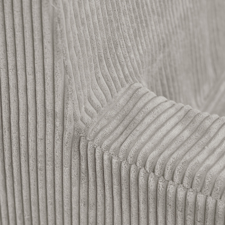 PLUSH NEST Sofa z podłokietnikami Foldie, beżowy sztruks premium