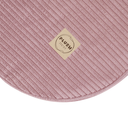 PLUSH NEST Sofabett Foldie, rosa Premium-Cord