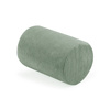 PLUSH NEST Playground Castle with pool+150 balls (pearl, silver), premium corduroy green