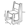 PLUSH NEST Montessori Kinderstuhl SmartSeat aus Holz