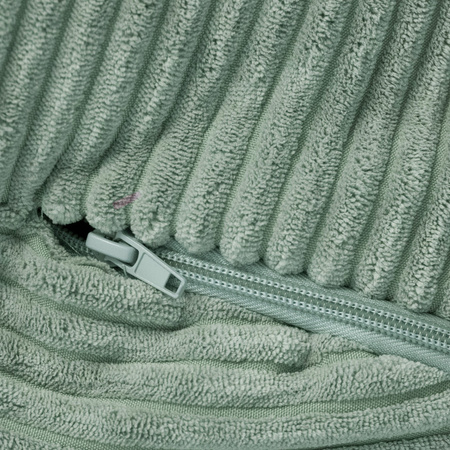 PLUSH NEST Huggy Bear Armchair, 68x45, green, corduroy