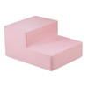 PLUSH NEST Plac zabaw Suchy basen 90x30 + schodek (+200 piłek: perłowy, srebrny, jasny różowy perłowy), różowy, smart
