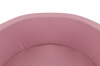 PLUSH NEST Trocken Bällebad, 90x30 cm, rund, rosa, Baumwolle, smart