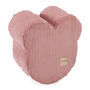 PLUSH NEST Teddybär-Pouf, 46x25 cm, rosa, hochwertiger Kordsamt