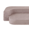 PLUSH NEST Sofa Bed Foldie, beżowy sztruks premium