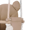 PLUSH NEST Teddybär-Schaukel, beige (gold), Samt