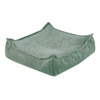 PLUSH NEST pouf, 60x60 cm, floor cushion , green, premium corduroy