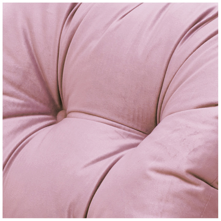 PLUSH NEST Small Rocker 4-in-1 Wippe + Kletterwand/Rutsche + Kissen (pink Velvet), weiß Wooden Play