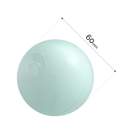 PLUSH NEST Dry pool ball, 6 cm, mint pearl