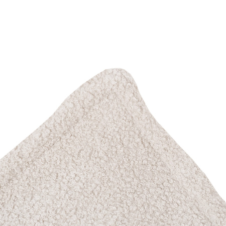 PLUSH NEST  Puffy Square Fotel, 77x67x50, kremowy, baranek