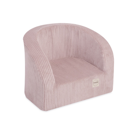 PLUSH NEST Armchair, light pink, premium corduroy