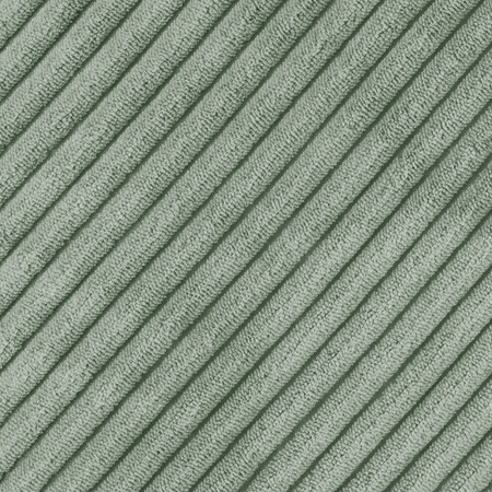 PLUSH NEST Children's chaise lounge, recliner, 145x35x45cm, premium green corduroy