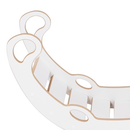 PLUSH NEST Bujak dla dzieci XS Mini Rocker 2w1, Wooden Play