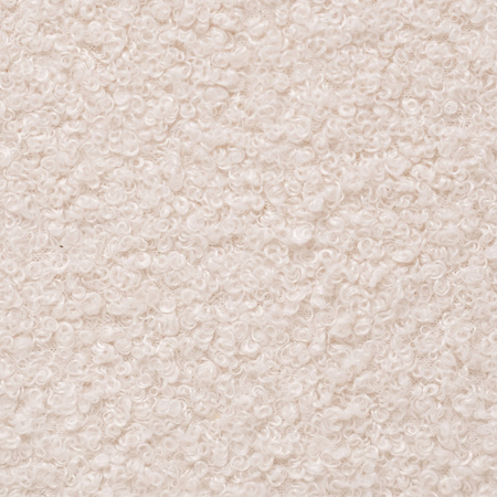 PLUSH NEST Dry pool, round, 90x30 cm, cream lamb (+ 200 balls gold, pearl, transparent)