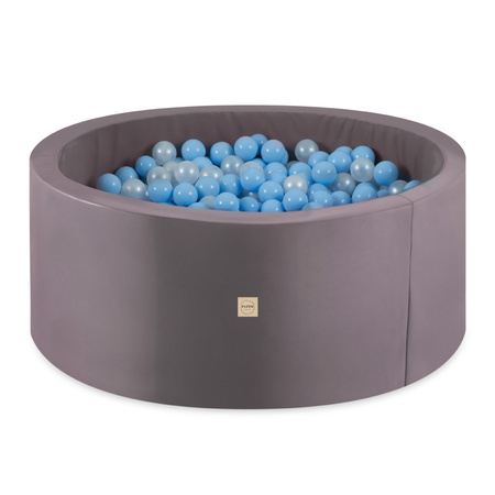 PLUSH NEST Dry pool, 115x50 cm, round, gray, active