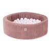 PLUSH NEST Dry pool, 90x30 cm, round, Rose, Puffy Lamell