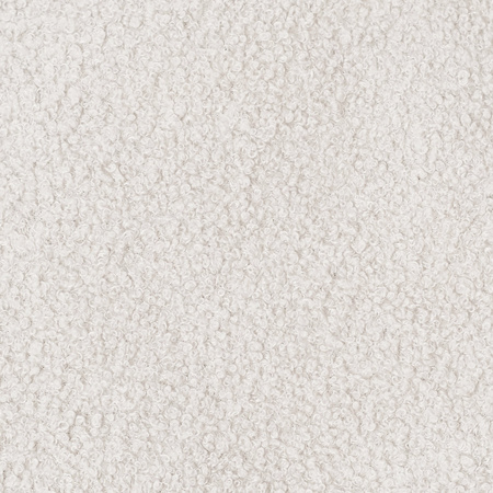 PLUSH NEST  Puffy Square Fotel, 77x67x50, kremowy, baranek