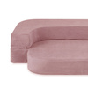 PLUSH NEST Sofabett Foldie, rosa Premium-Cord