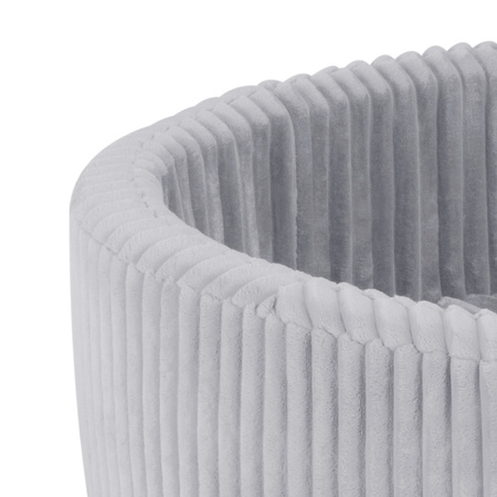 PLUSH NEST Dry pool, round, 90x30 cm, grey, Puffy Lamell