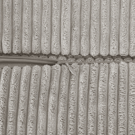 PLUSH NEST Foldie große Matratze mit Kopfstütze, beige premium corduroy