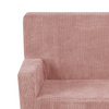 PLUSH NEST Foldie-Sofa mit Armlehnen, rosa Premium-Cord