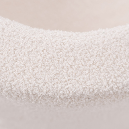 PLUSH NEST Fotelik, kremowy baranek