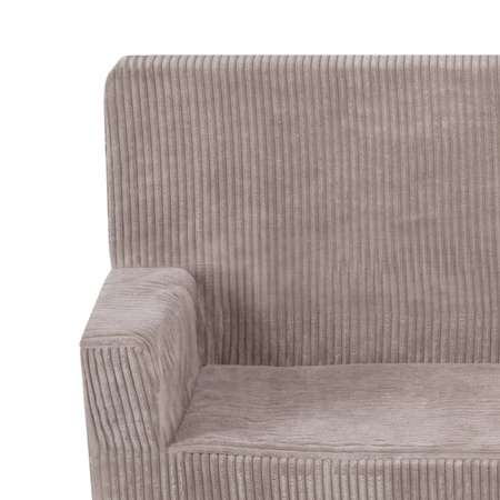 PLUSH NEST Foldie-Sofa mit Armlehnen, beige Premium Cord