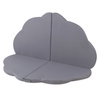 PLUSH NEST Blumenmatte, Outdoor, 115x115x5cm, grau, wasserdicht