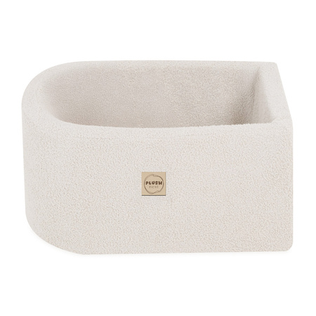 PLUSH NEST Plac zabaw Mini (+basen i 100 piłek), kremowy baranek