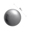 Dry pool balls, 6 cm, set of 200 pcs: pearl, transparent, silver