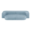 PLUSH NEST Sofa Bed Foldie, premium blue corduroy